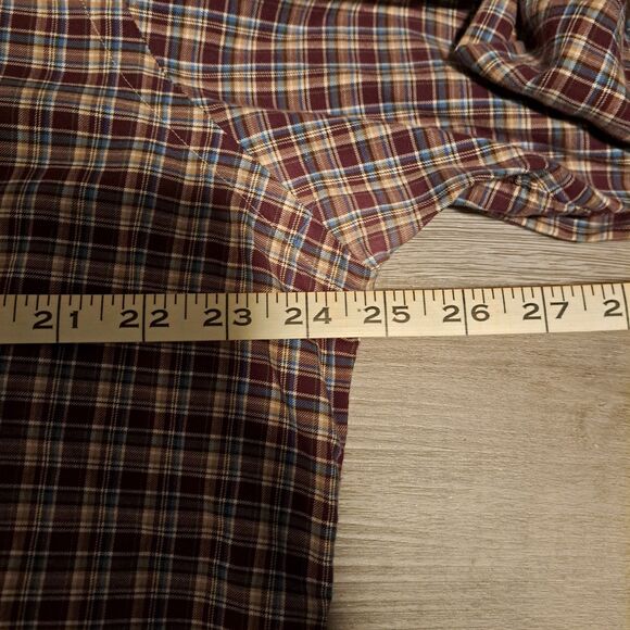 Ralph Lauren Men’s XL Long Sleeve Button Down Shirt Red Plaid - Picture 9 of 12